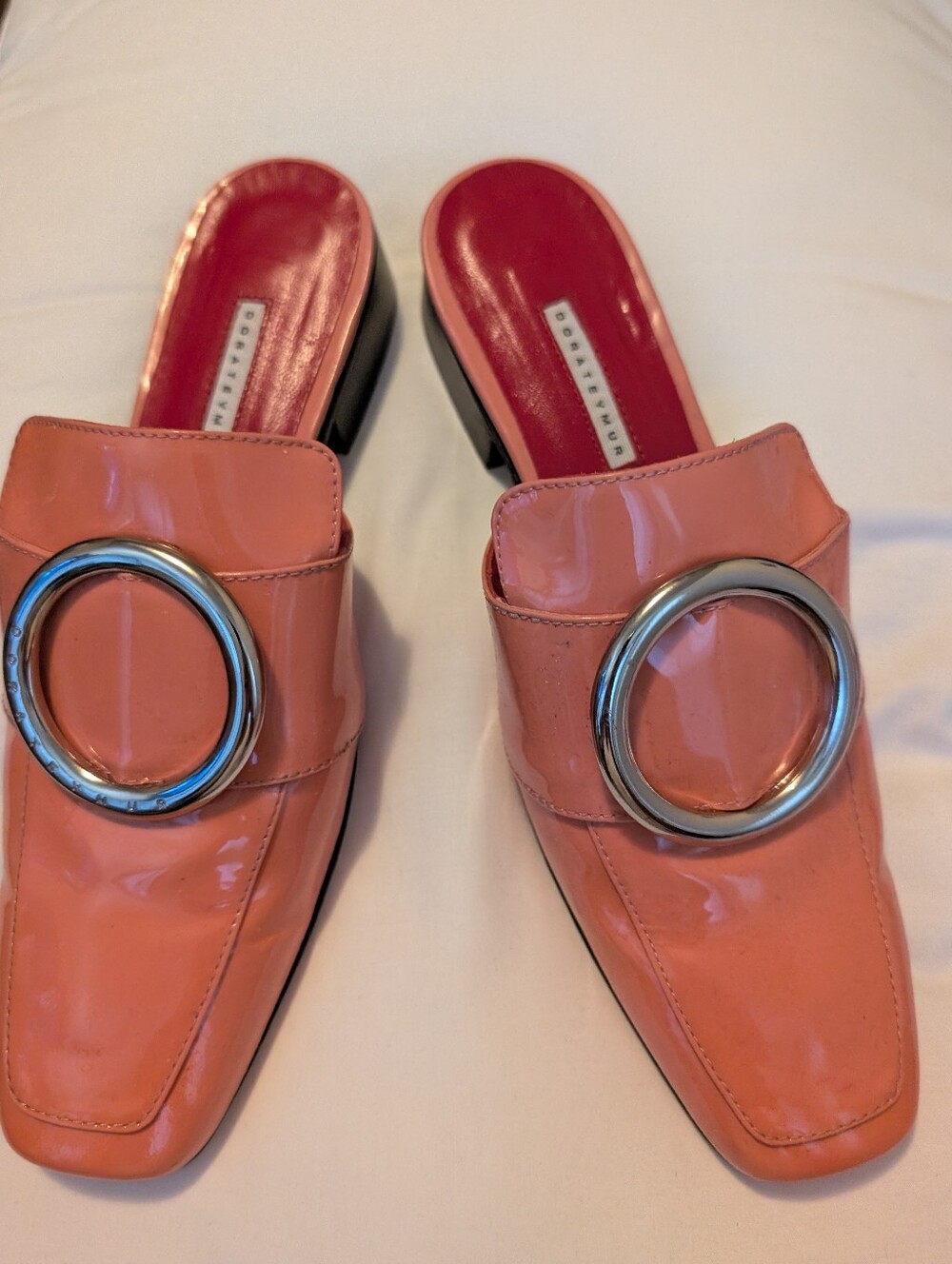 Dorateymur Patent Leather Mules EUC Without Box Size 38